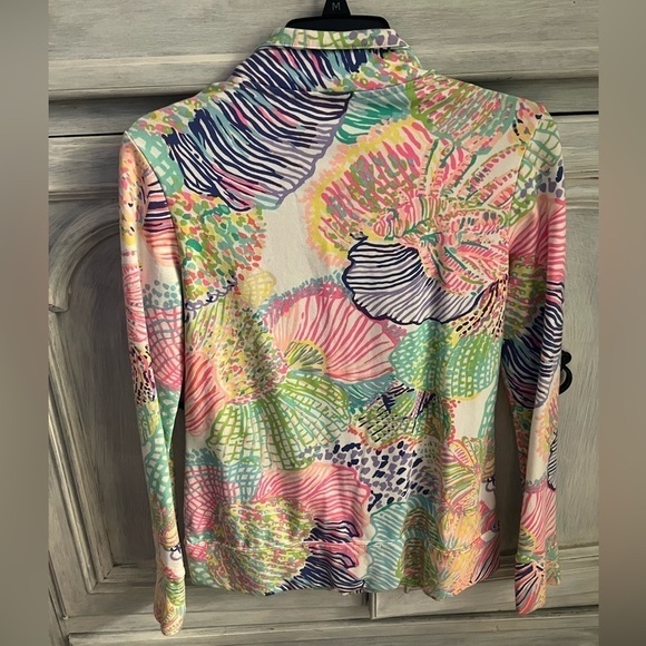 Lilly Pulitzer Reagan UPF 50 Full Zip Jacket Multi Roar Of The Seas - Picture 7 of 7